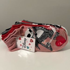 Nightmare Before Christmas Til Death Do Us Part Valentine’s Day 9 Pack Socks NWT